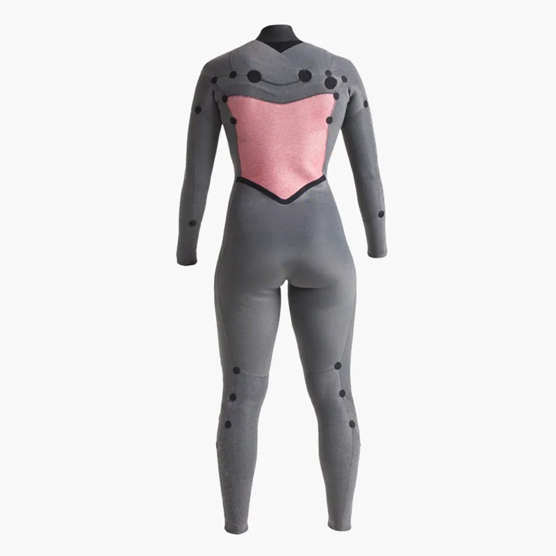 C-Skins Womens Solace 4/3 Back Zip Wetsuit Raven/Shade-5
